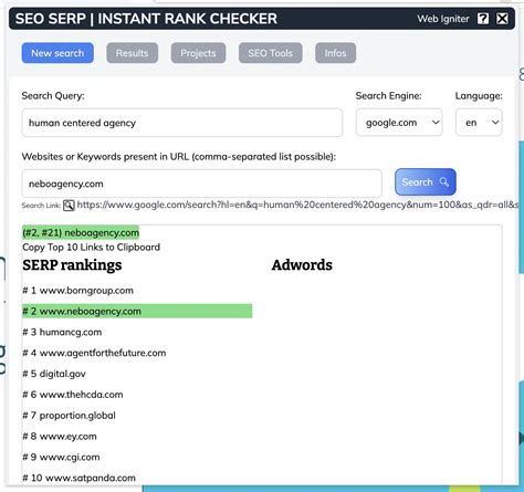 instant rank checker